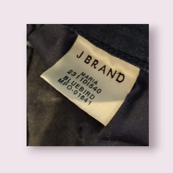 J Brand Women's Maria High Rise‎ Skinny Indigo Cutoff Ankle Jeans Size 31 - Picture 7 of 7